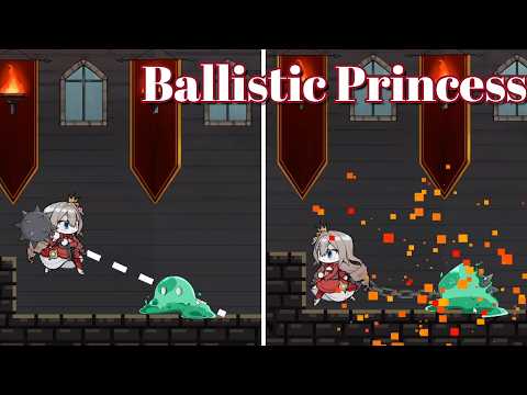 囚われのお姫様が枷を使って逃げ出すゲーム【Ballistic Princess】
